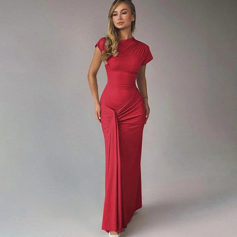SLEEVELESS BODYCON MAXI DRESS