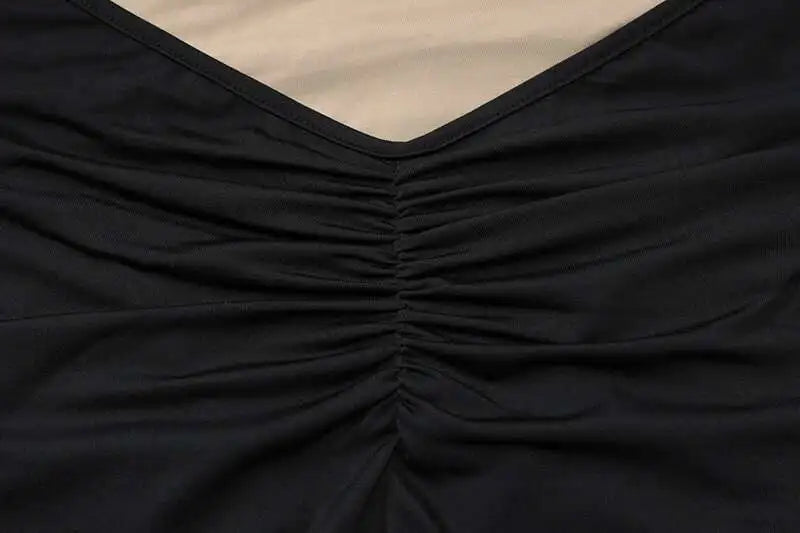 Lace Halter Backless Maxi Dress – Elegant Black Bodycon Evening Gown for Women
