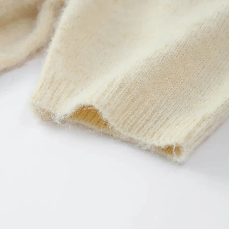 WOOL HALF SLEEVE TOP and SKIRT