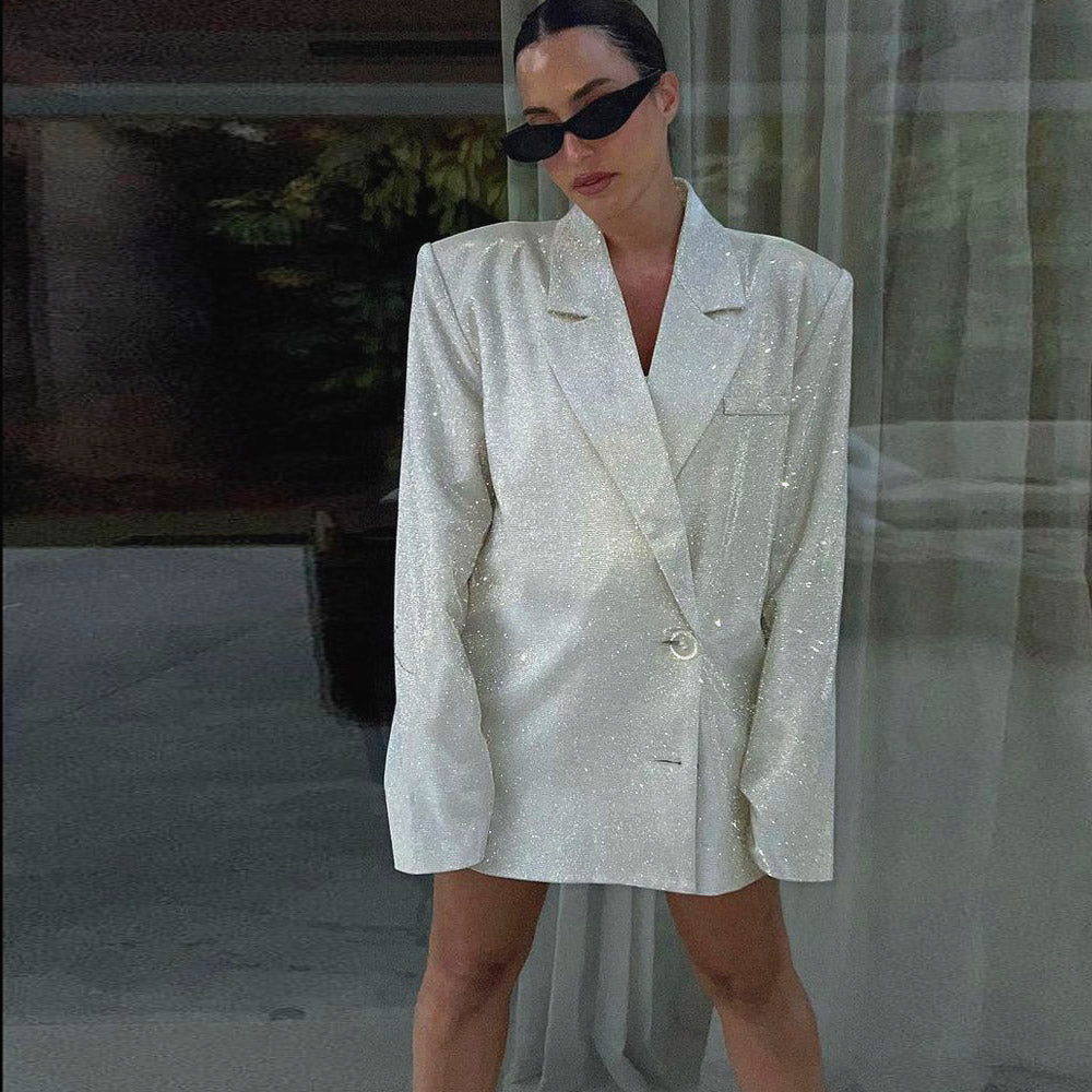 GLITTER TOP PANTS and BLAZER SUIT