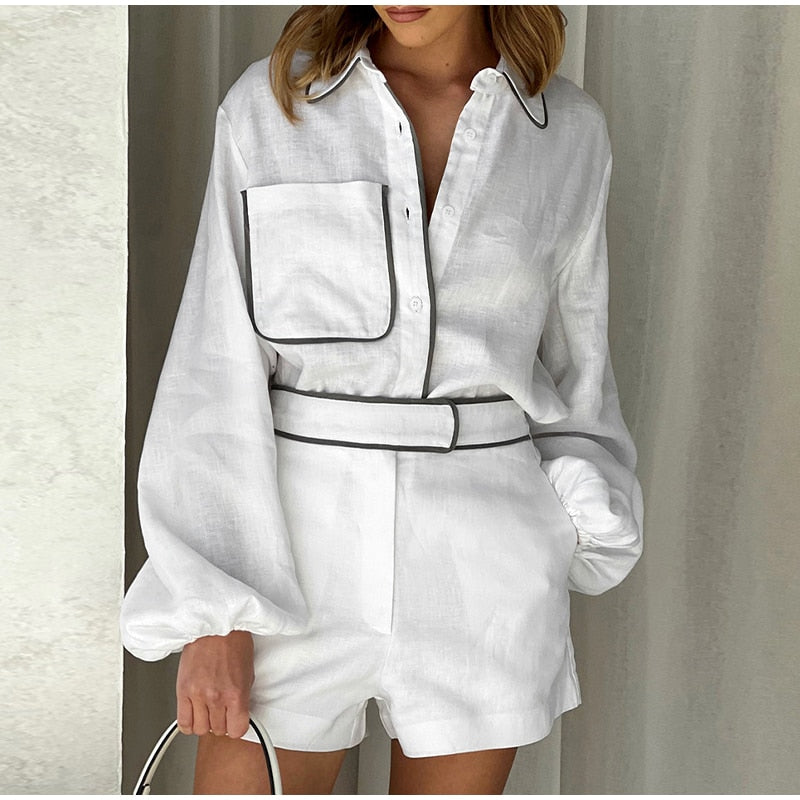 OLYNN SHORTS and SHIRT 2 PIECE SET