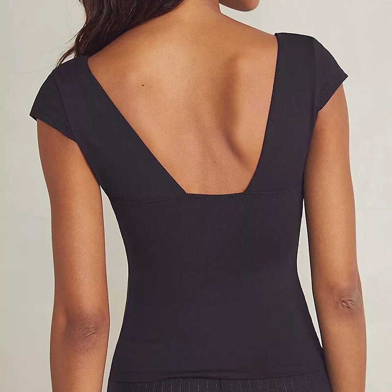 LYMMB SLEEVELESS V NECK TOP