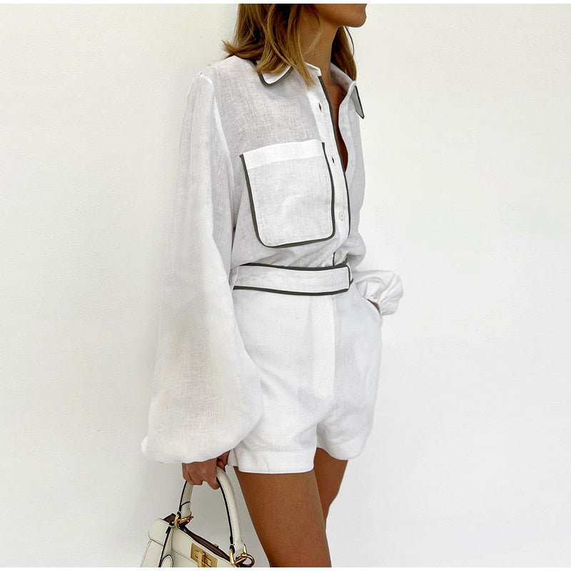 OLYNN SHORTS and SHIRT 2 PIECE SET