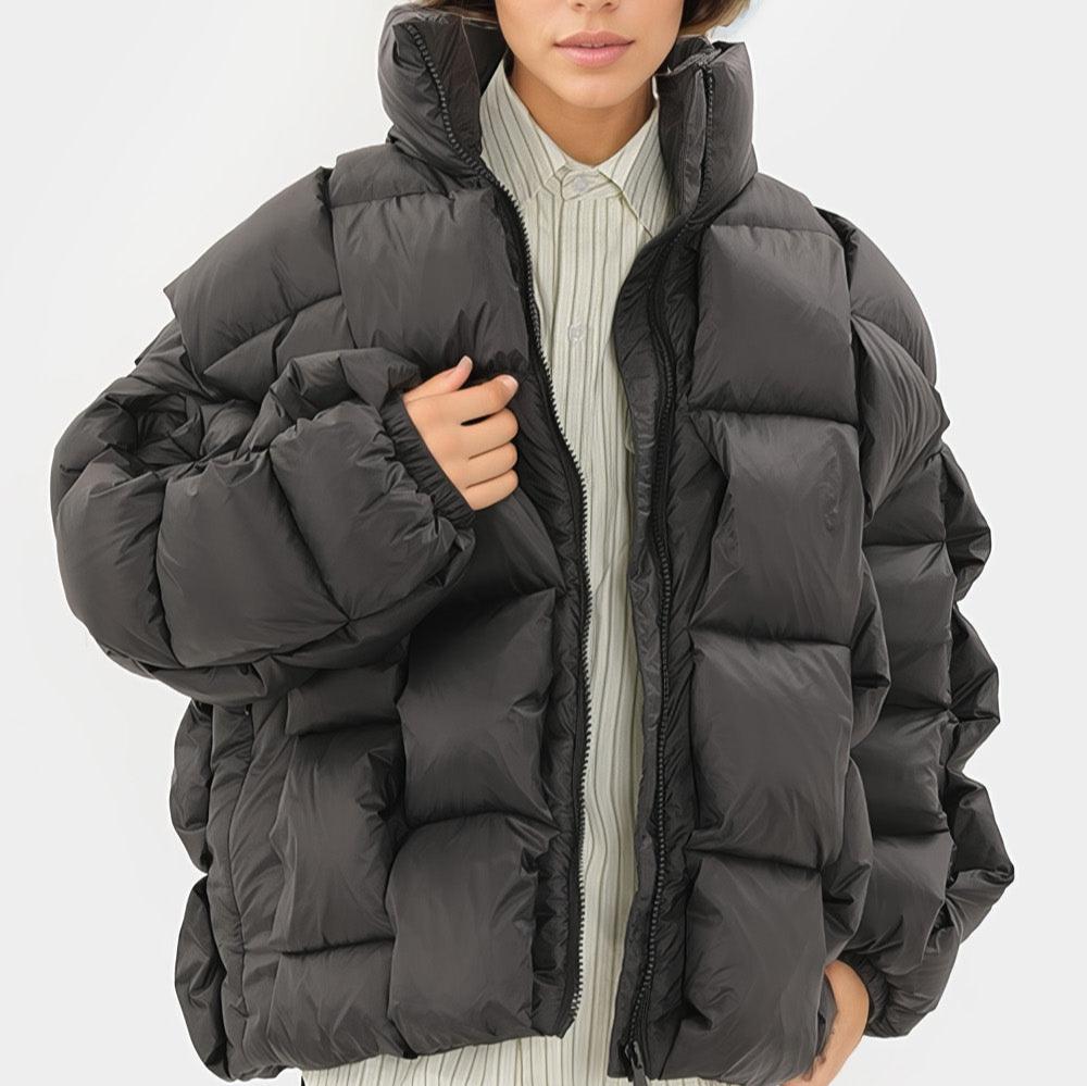 BLACK PUFFER JACKET