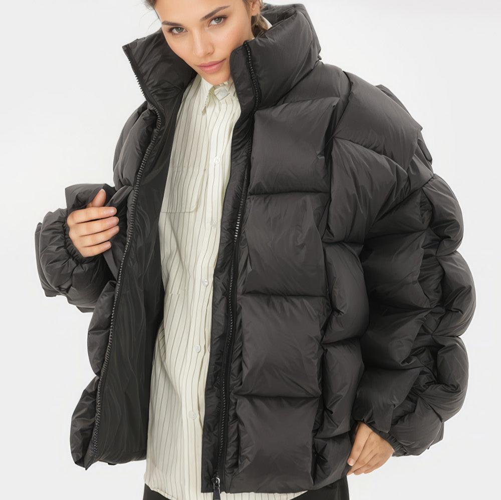 BLACK PUFFER JACKET