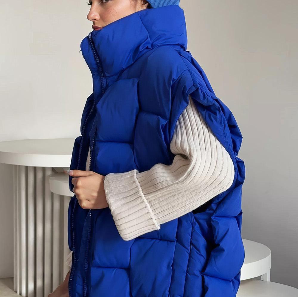 BLUE PUFFER VEST