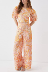 Jacqueline Round Neck Lace Pants Set