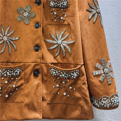 RIVET FLOWER CASUAL JACKET