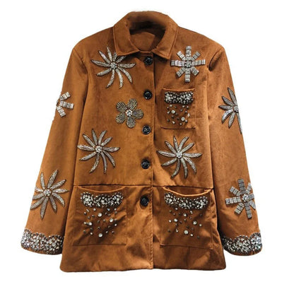 RIVET FLOWER CASUAL JACKET