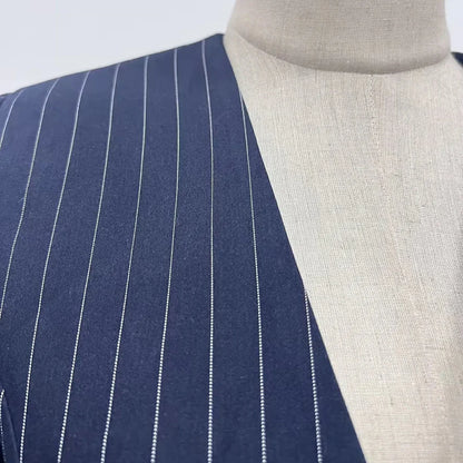 STRIPED SLIM BLAZER