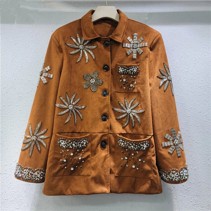 RIVET FLOWER CASUAL JACKET