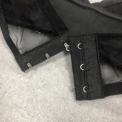 Shiny Mesh Crop Top