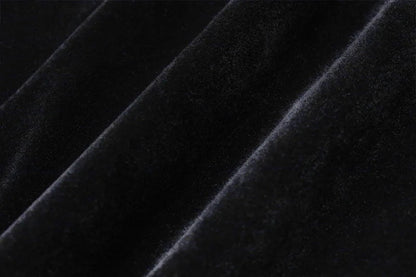 Velvet Strapless Mini Dress for Women – Backless Sexy A-line Party Outfit | Wine Red / Black