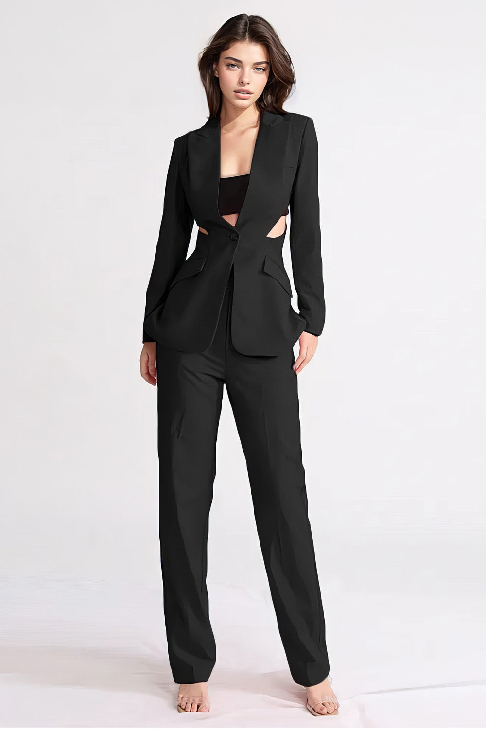 Suit 2-Piece Set - Black