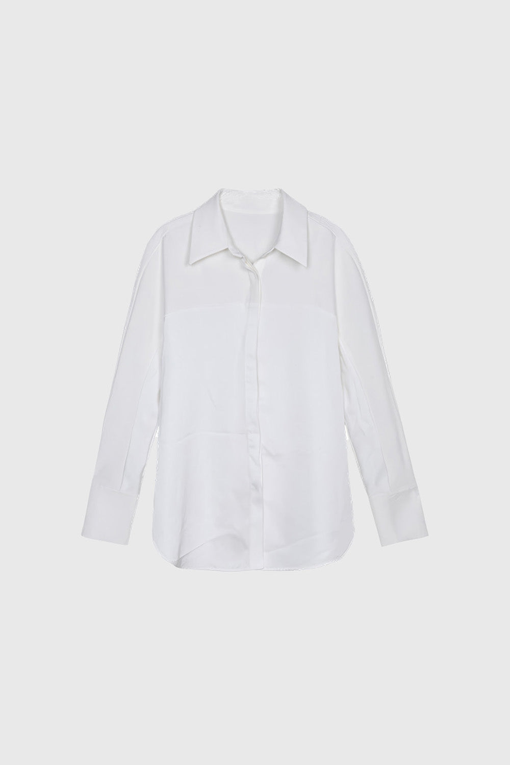 Satin Shirt - White